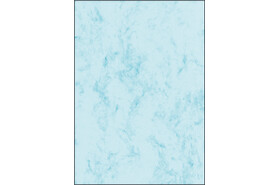 Designpapier Sigel A4 Marmor 200 gr. blau, Art.-Nr. DP551 - Paterno Shop